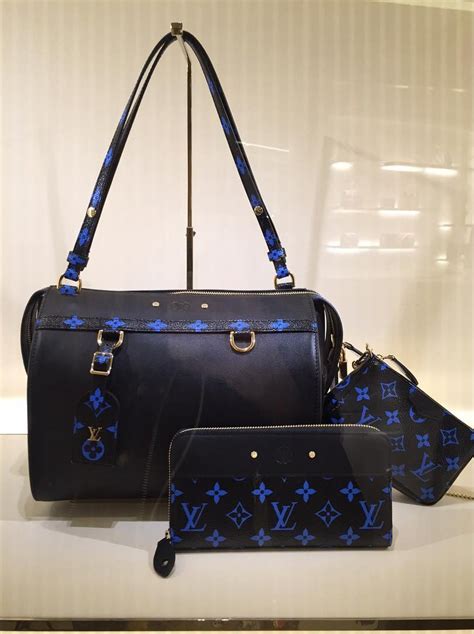 louis vuitton bag with blue v|louis vuitton blue bag monogram.